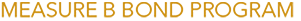 College of Marin: Measure B Bond Website Logo